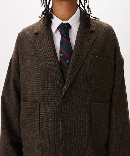 WISM(ウィズム)の「Estudio Niksen / エストゥディオ・ニクセン Wool Blazer Jacket(テーラードジャケット・メンズ・ホワイト・2/1)」の9枚目の写真