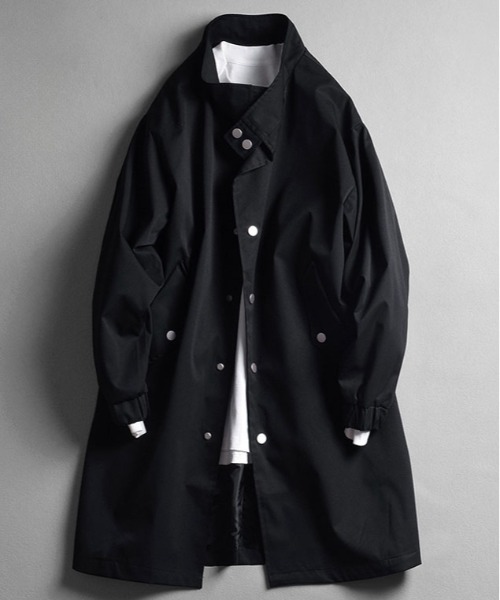 DOUBLE STEAL（ダブルスティール）の「DSオーバーシルエットロングコート（その他アウター・メンズ・ベージュ/ブラック・X-LARGE/LARGE/MEDIUM）」の4枚目の写真