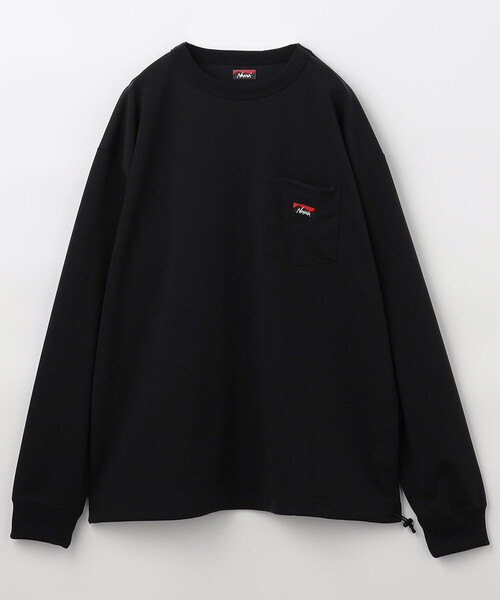 NANGA(ナンガ)の「NANGA/ナンガ 別注 neo-PRO スピンドル ポケット ロングスリーブTシャツ/日本製/遮熱/UVカット/吸水速乾(Tシャツ/カットソー・メンズ・ブラック/チャコールグレー/ブラウン/ホワイト・X-LARGE/SMALL/MEDIUM/LARGE)」の17枚目の写真