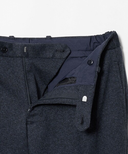 A DAY IN THE LIFE UNITED ARROWS(アデイインザライフユナイテッドアローズ)の「メランジジャージー チェック NP スラックス -セットアップ対応- <A DAY IN THE LIFE>(スラックス・メンズ・ダークグレー/ネイビー/モカ・L/XL/M/S)」の8枚目の写真