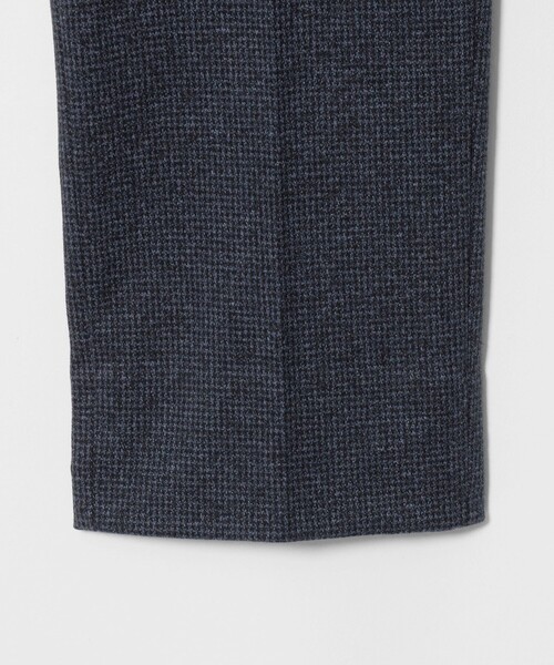 A DAY IN THE LIFE UNITED ARROWS(アデイインザライフユナイテッドアローズ)の「メランジジャージー チェック NP スラックス -セットアップ対応- <A DAY IN THE LIFE>(スラックス・メンズ・ダークグレー/ネイビー/モカ・L/XL/M/S)」の9枚目の写真