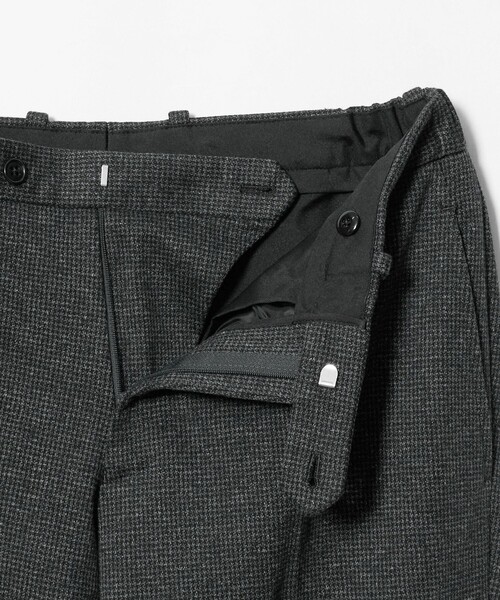 A DAY IN THE LIFE UNITED ARROWS(アデイインザライフユナイテッドアローズ)の「メランジジャージー チェック NP スラックス -セットアップ対応- <A DAY IN THE LIFE>(スラックス・メンズ・ダークグレー/ネイビー/モカ・L/XL/M/S)」の12枚目の写真