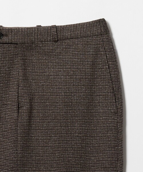 A DAY IN THE LIFE UNITED ARROWS(アデイインザライフユナイテッドアローズ)の「メランジジャージー チェック NP スラックス -セットアップ対応- <A DAY IN THE LIFE>(スラックス・メンズ・ダークグレー/ネイビー/モカ・L/XL/M/S)」の14枚目の写真