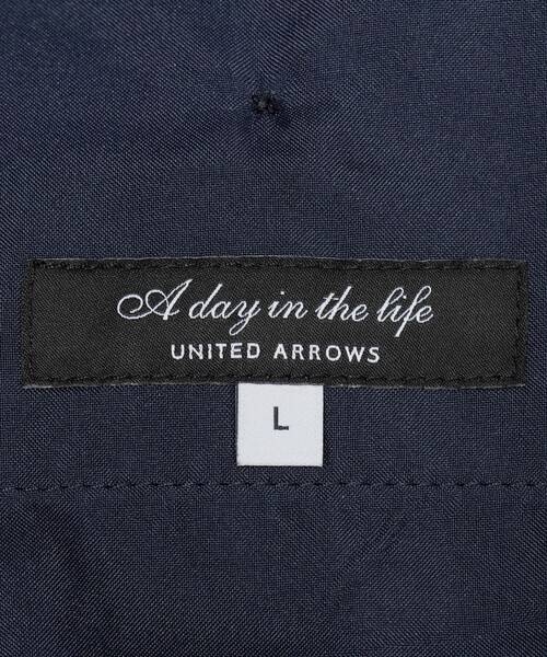 A DAY IN THE LIFE UNITED ARROWS(アデイインザライフユナイテッドアローズ)の「メランジジャージー チェック NP スラックス -セットアップ対応- <A DAY IN THE LIFE>(スラックス・メンズ・ダークグレー/ネイビー/モカ・L/XL/M/S)」の17枚目の写真