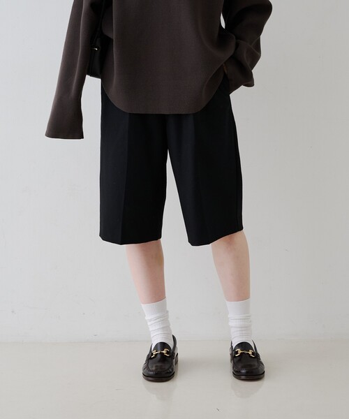 Rouge vif（ルージュヴィフ）の「ウールショートパンツ（その他パンツ・レディース・グレー/ブラック・38/36）」の11枚目の写真