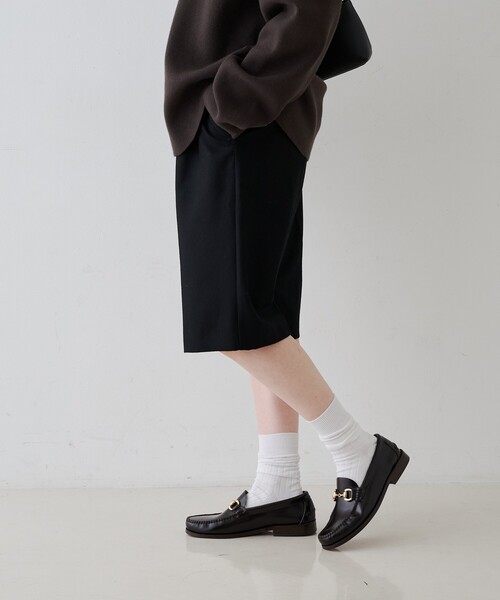 Rouge vif（ルージュヴィフ）の「ウールショートパンツ（その他パンツ・レディース・グレー/ブラック・38/36）」の12枚目の写真