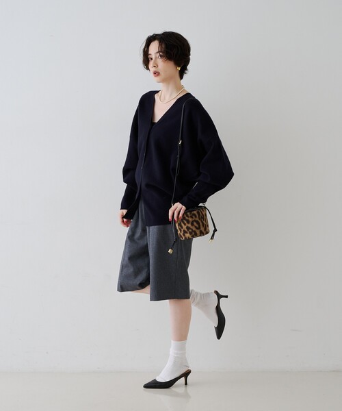 Rouge vif（ルージュヴィフ）の「ウールショートパンツ（その他パンツ・レディース・グレー/ブラック・38/36）」の16枚目の写真