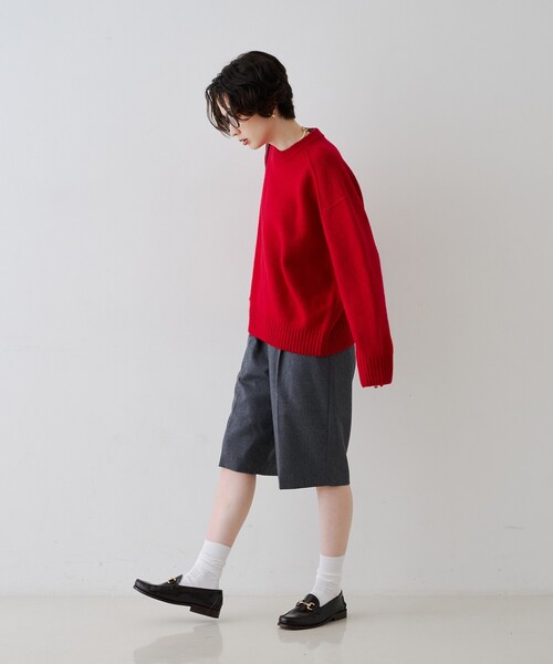 Rouge vif（ルージュヴィフ）の「ウールショートパンツ（その他パンツ・レディース・グレー/ブラック・38/36）」の21枚目の写真