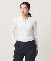 【別注】<TaylorMade×UNITED ARROWS>ショート ニット ポロシャツ