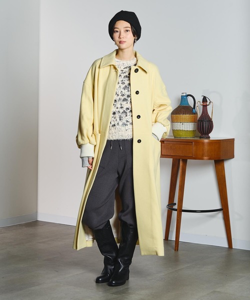 mici(ミチ)の「mici/SHORT SLEEVE KNIT TOP(ニット/セーター・レディース・オフホワイト/ライトパープル・ONE SIZE)」の14枚目の写真