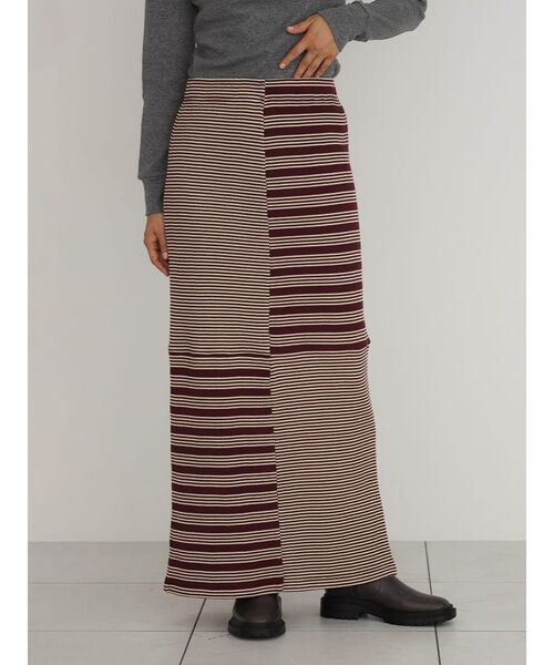 FIKA.(フィーカ)の「Waffle skirt(スカート・レディース・オリーブ/ワインレッド・FREE)」の1枚目の写真