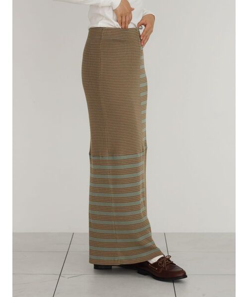 FIKA.(フィーカ)の「Waffle skirt(スカート・レディース・オリーブ/ワインレッド・FREE)」の8枚目の写真