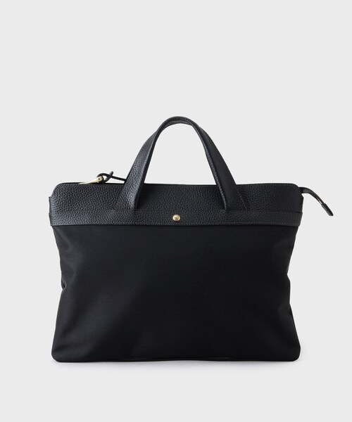 TOFF&LOADSTONE（トフアンドロードストーン）の「Signet  document brief （シグネット ドキュメントブリーフ）（ビジネスバッグ・メンズ・ブラック/ネイビー・00）」の3枚目の写真