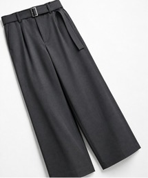 CULLNI（クルニ）の「【CULLNI/クルニ】EX.Dry Gabardine Wide Pant with Long Belt（スラックス）」