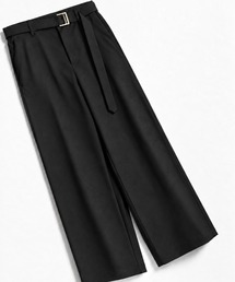 CULLNI（クルニ）の「【CULLNI/クルニ】EX.Dry Gabardine Wide Pant with Long Belt（スラックス）」