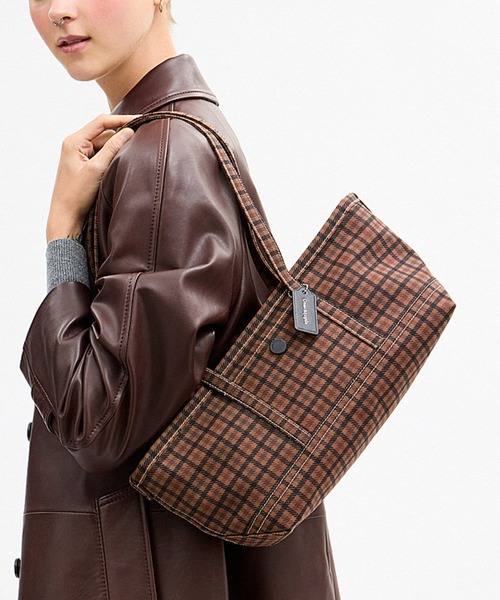 COACH チェック柄 ビジネスバッグ A4対応 COACH｜コーチ（レディース）のバッグ（チェック柄）通販 - ZOZOTOWN