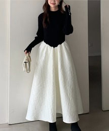 BIRTHDAY BASH（バースデイバッシュ）の「LILITH DOCKING JACQUARD DRESS（ドッキングジャガードドレス）（ワンピース）」
