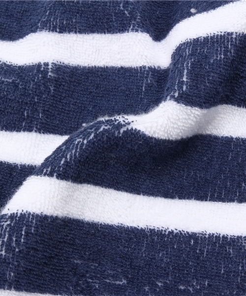 VENCEEXCHANGE（ヴァンスエクスチェンジ）の「KIDS パイルショーツボーダー総柄プリント（その他パンツ・キッズ・オフホワイト/ネイビー・130cm/140cm/150cm/120cm）」の6枚目の写真