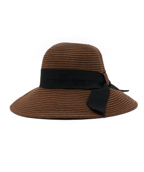ROPE' PICNIC（ロペピクニック）の「リボン付ブレードハット（ハット・レディース・ベージュ系その他/ダークブラウン/ホワイト系その他6・FREE）」の3枚目の写真