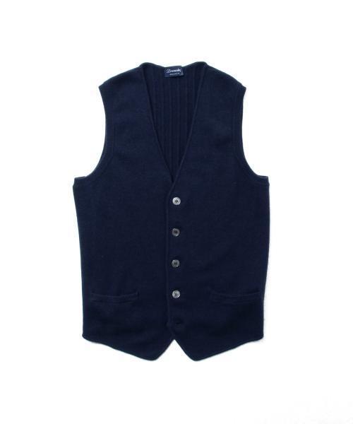 DRUMOHR（ドルモア）の「DRUMOHR / ウールカシミヤジレ（ベスト）」 - WEAR