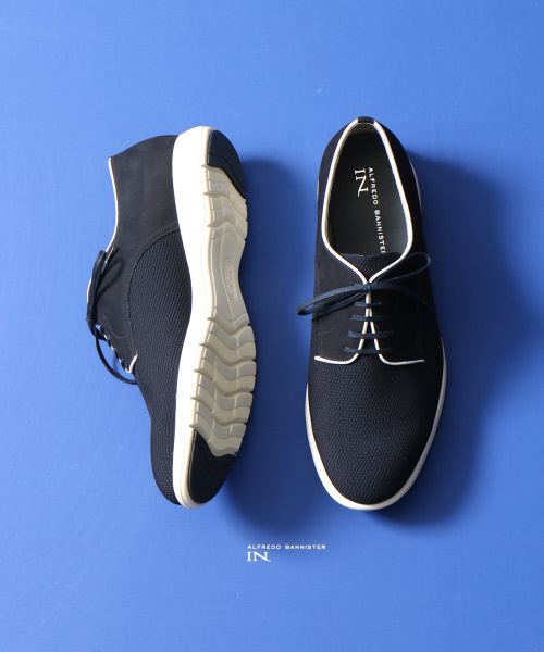 alfredoBANNISTER（アルフレッドバニスター）の「プレーントゥスニーカー（スニーカー・メンズ・ブラック/ブラウン/ネイビー・42/44/41/43/40）」の3枚目の写真