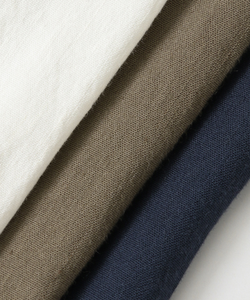 URBAN RESEARCH DOORS MENS（アーバンリサーチ ドアーズ メンズ）の「DOORS ストレッチリネンスキッパーシャツ（シャツ/ブラウス・メンズ・ネイビー/グレイッシュベージュ/オフホワイト・38/40）」の10枚目の写真