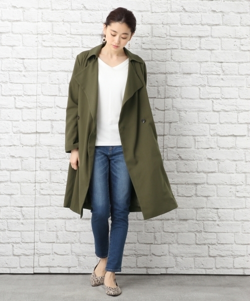 LEPSIM（レプシィム）の「バックフハクタックVネックプルオーバー　741751（Tシャツ/カットソー・レディース・ブラック/グレイッシュベージュ/イエロー/オフホワイト・FREE）」の5枚目の写真