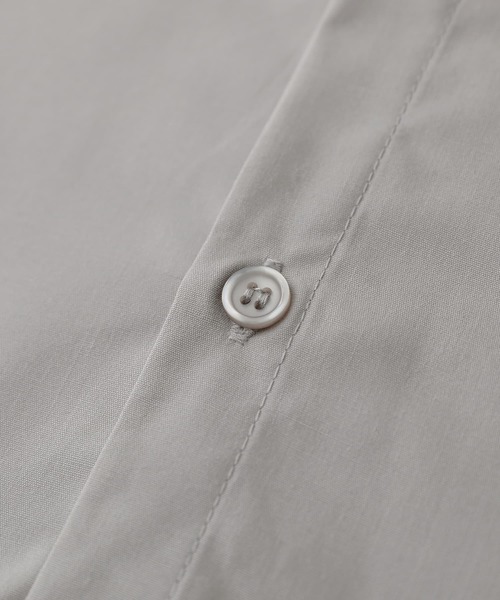 n'OrLABEL(ノアールレーベル)の「『シンプルシャツワンピース』(シャツワンピース・レディース・グレー/ネイビー/ホワイト/サックスブルー/ブルーグリーン/カーキ・FREE)」の15枚目の写真