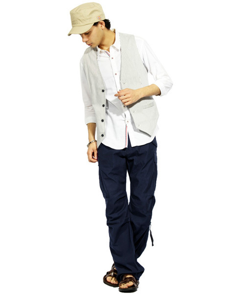 8(eight)(エイト)の「M-65 カーゴパンツ (カーゴパンツ・メンズ・ベージュ/カモフラージュ/オリーブ/ブラック/ネイビー・X-LARGE/LARGE/SMALL/MEDIUM)」の9枚目の写真