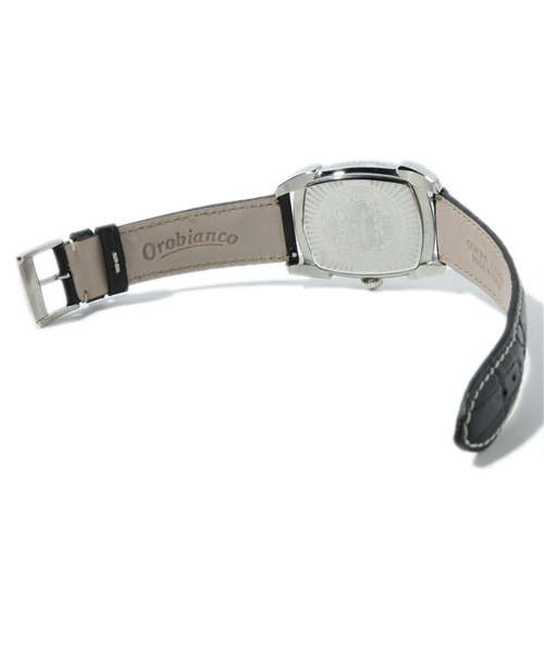 Orobianco（オロビアンコ）の「RETTANGORA（アナログ腕時計・メンズ・ホワイト/ブラウン/ネイビー/ブラック・FREE）」の7枚目の写真