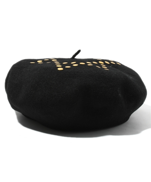 SILAS（サイラス）の「ＳＴＡＲ ＢＥＲＥＴ（ハンチング/ベレー帽・レディース・ブラック・ONE SIZE）」の2枚目の写真