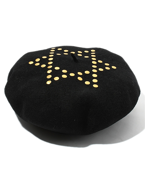 SILAS（サイラス）の「ＳＴＡＲ ＢＥＲＥＴ（ハンチング/ベレー帽・レディース・ブラック・ONE SIZE）」の3枚目の写真