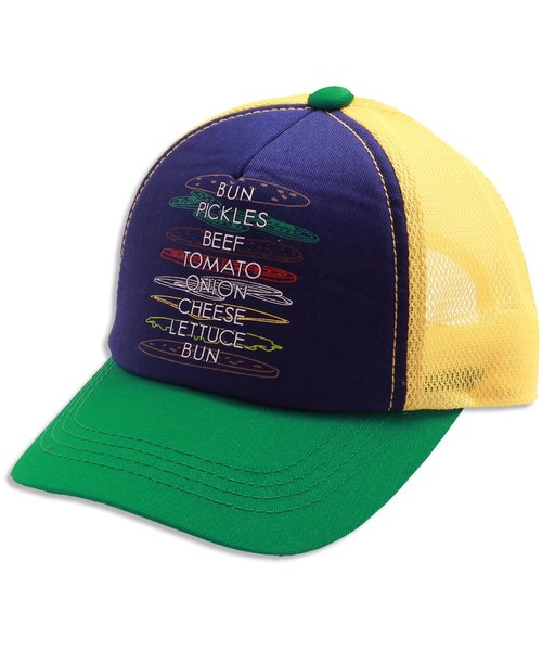 BREEZE（ブリーズ）の「5柄メッシュキャップ（キャップ・キッズ・ブラック/グリーン/カモフラージュ/ブルー/オフホワイト・58/54/50）」の4枚目の写真