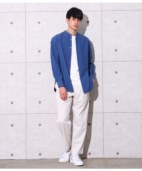 ADAM ET ROPE'（アダムエロペ）の「コードレーンストレッチワイドパンツ（その他パンツ・メンズ・ネイビー/イエロー系その他3・M/L）」の11枚目の写真