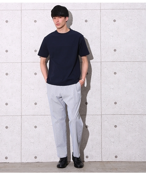 ADAM ET ROPE'（アダムエロペ）の「コードレーンストレッチワイドパンツ（その他パンツ・メンズ・ネイビー/イエロー系その他3・M/L）」の13枚目の写真