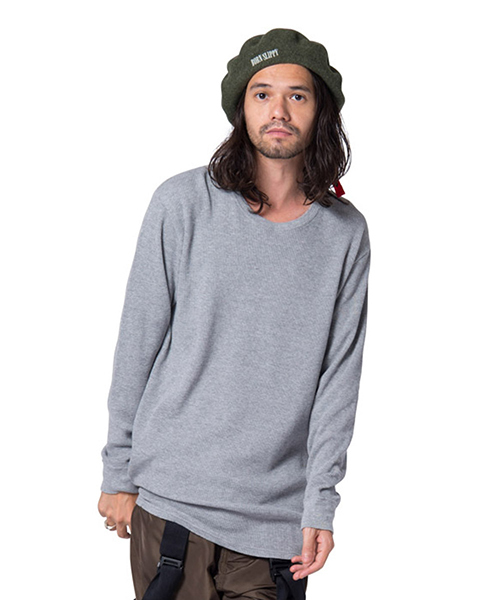 glamb（グラム）の「Oscar beret（ハンチング/ベレー帽・メンズ・ブラック/グレー/カーキ・FREE）」の7枚目の写真