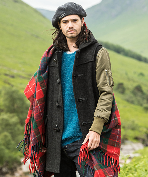 glamb（グラム）の「Oscar beret（ハンチング/ベレー帽・メンズ・ブラック/グレー/カーキ・FREE）」の15枚目の写真