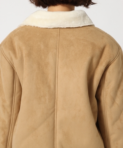 GLOBAL WORK（グローバルワーク）の「フェイクムートンブルゾン/757148（ブルゾン・レディース・ダークグレー/ベージュ系その他・LARGE/MEDIUM）」の15枚目の写真