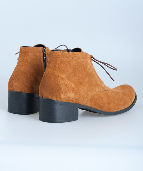 Buffalo Bobs(バッファローボブズ)の「WINDSOR(ウインザー)カウレザー チャッカ ブーツ(ブーツ・メンズ・ブラック/ベージュ/レッド・41/43)」の16枚目の写真