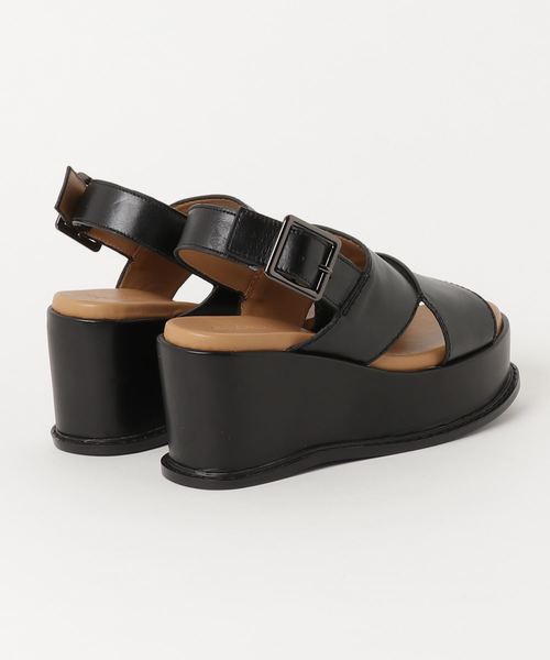 CLANE(クラネ)の「PLATFORM SANDAL(サンダル・レディース・ブラック・36/37/38)」の2枚目の写真