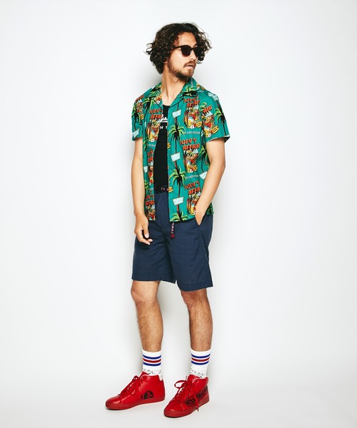 HYSTERIC GLAMOUR（ヒステリックグラマー）の「HYS HIGH TIMESプリントタンクトップ（タンクトップ・メンズ・ブラック/ホワイト・FREE）」の7枚目の写真