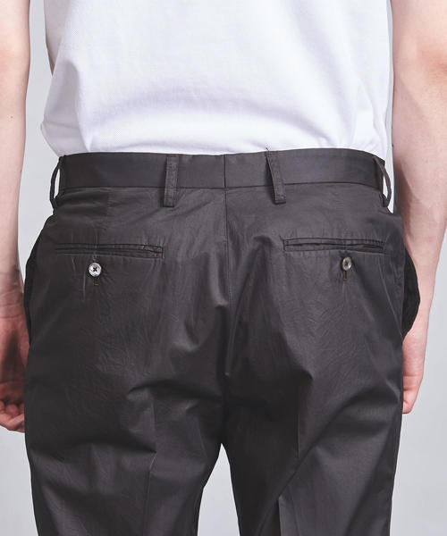 District UNITED ARROWS（ディストリクト ユナイテッドアローズ）の「＜District（ディストリクト）＞ ツイル 70クロップドパンツ（その他パンツ・メンズ・ネイビー/ダークブラウン・44/46/48/42）」の4枚目の写真