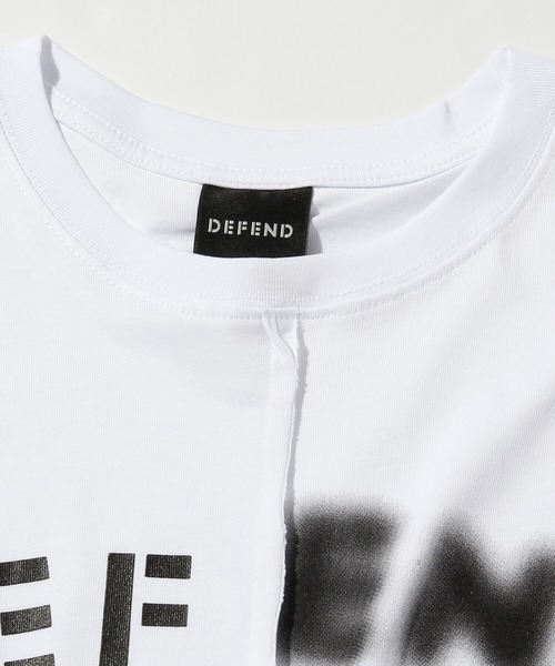 DEFEND PARIS（ディフェンド パリス）の「DEFEND PARIS(ディフェンド パリス)TEO  半袖Tシャツ（Tシャツ/カットソー・メンズ・ブラック/ホワイト/マルチ・X-LARGE/LARGE/MEDIUM）」の18枚目の写真