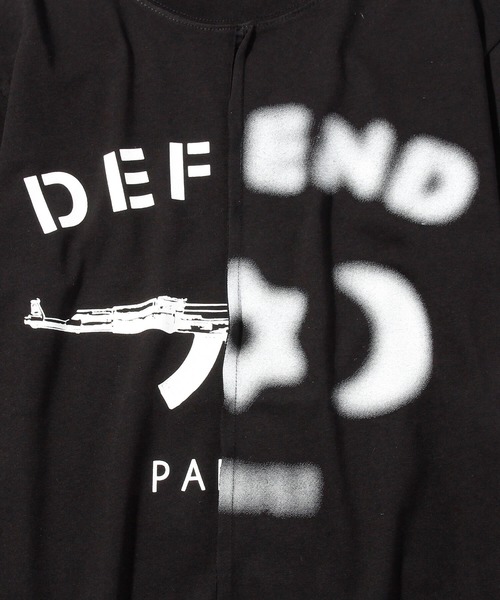 DEFEND PARIS（ディフェンド パリス）の「DEFEND PARIS(ディフェンド パリス)TEO  半袖Tシャツ（Tシャツ/カットソー・メンズ・ブラック/ホワイト/マルチ・X-LARGE/LARGE/MEDIUM）」の12枚目の写真
