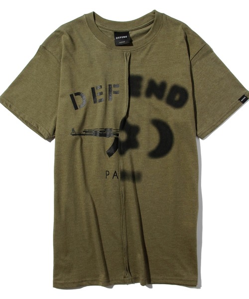 DEFEND PARIS（ディフェンド パリス）の「DEFEND PARIS(ディフェンド パリス)TEO  半袖Tシャツ（Tシャツ/カットソー・メンズ・ブラック/ホワイト/マルチ・X-LARGE/LARGE/MEDIUM）」の10枚目の写真