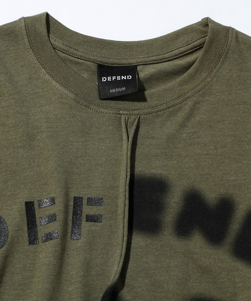 DEFEND PARIS（ディフェンド パリス）の「DEFEND PARIS(ディフェンド パリス)TEO  半袖Tシャツ（Tシャツ/カットソー・メンズ・ブラック/ホワイト/マルチ・X-LARGE/LARGE/MEDIUM）」の7枚目の写真