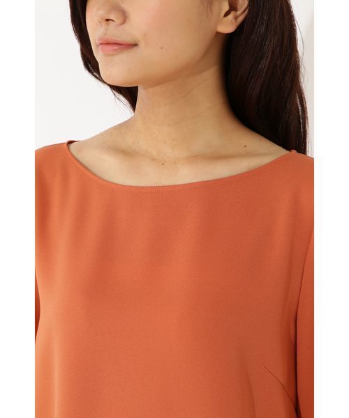 22 OCTOBRE（ヴァンドゥ－オクトーブル）の「◆スリットブラウス（シャツ/ブラウス・レディース・グレー/オレンジ/ブルー・38）」の7枚目の写真