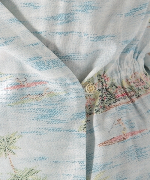 reyn spooner（レインスプーナー）の「【reyn spooner(レインスプーナー) × BAYFLOW】カシュクールシャツ 18SS（シャツ/ブラウス・レディース・スカイブルー/ブルー・MEDIUM/SMALL）」の11枚目の写真