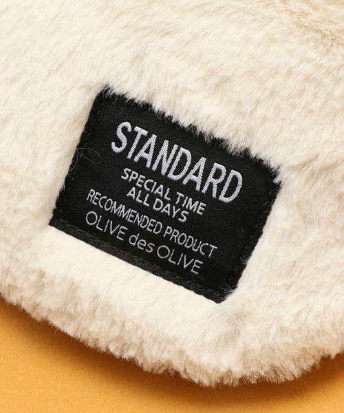 OLIVE des OLIVE（オリーブデオリーブ）の「[再入荷決定!] ファーボディバッグ（ボディバッグ/ウエストポーチ・レディース・オフホワイト/ピンク/グレー/その他・FREE）」の11枚目の写真