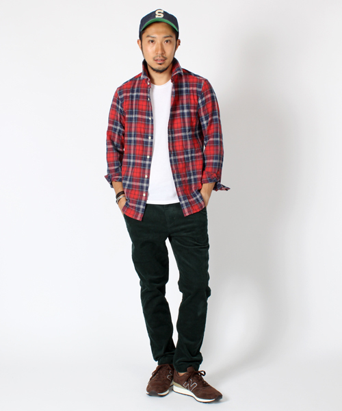 BEAMS（ビームス）の「◎□BEAMS / コーデュロイ ストレッチテーパード（その他パンツ・メンズ・グレー/グリーン/ネイビー・SMALL/MEDIUM/LARGE/X-LARGE）」の18枚目の写真